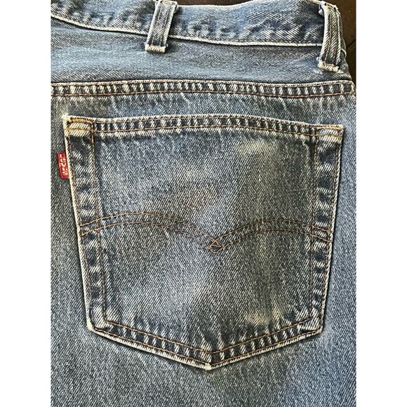 Levi's 501 Vintage Button Fly Denim Jeans Made In USA Size 42x34 80’s 1982 - Picture 12 of 16